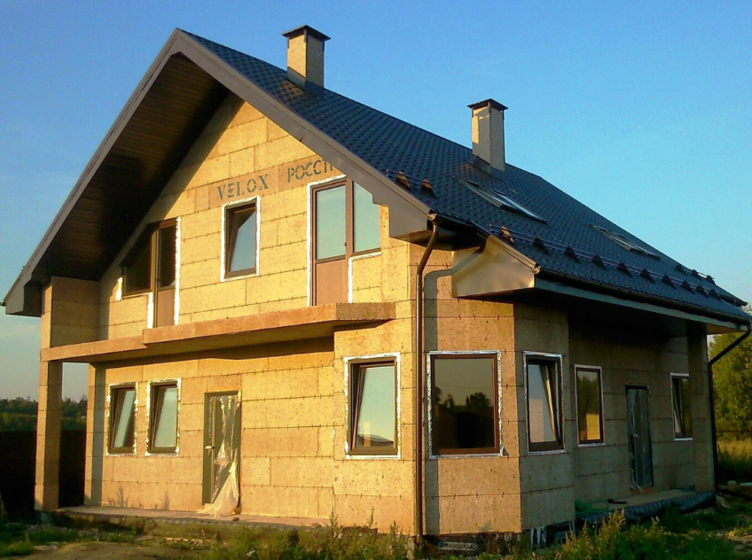 2-х этажный дом из блоков 150 м2. ДНП Солнечное, Ленобласть